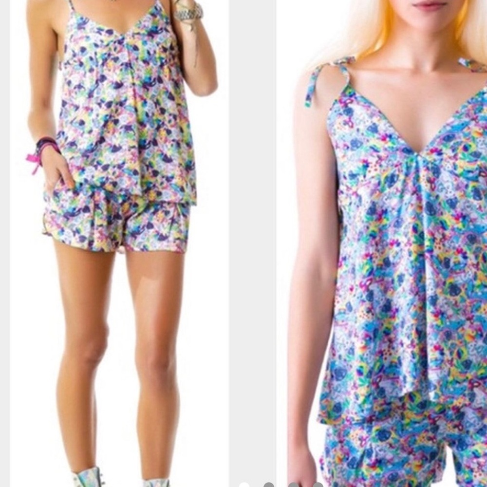 UNIF “Lisa Dank” Sleepwear Set 👽🌿🌈💫